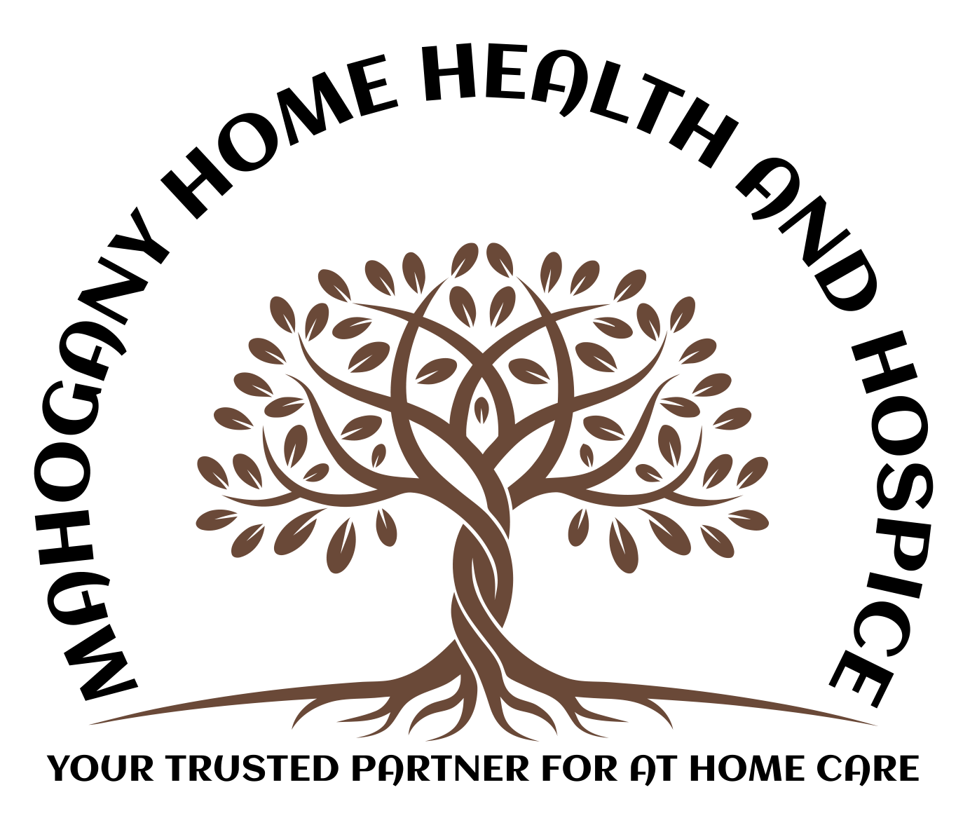 Mahogany Home Health and Hospice Logo